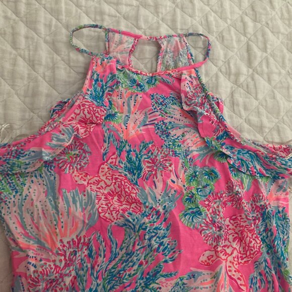NWT Lilly Pulitzer Barbie Core Billie Maxi Dress Size Large in Prosecco Pink - Picture 6 of 10